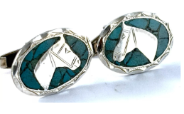 Ring, Inlay, Horse Profile, Upcycle, Vintage, 1650