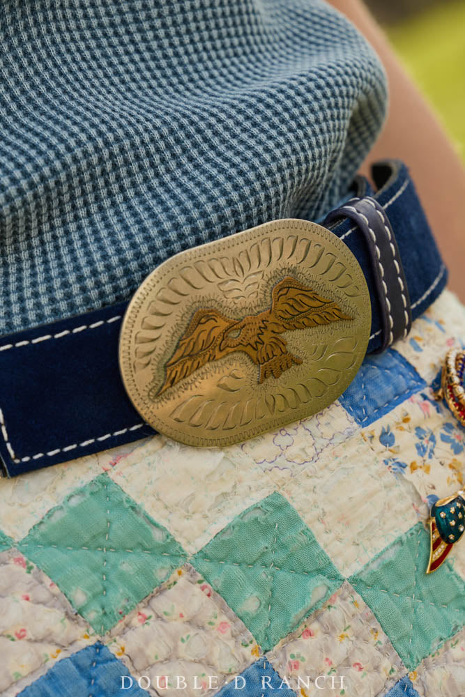 Belt, A Vintage, Buckle, Patriotic Eagle, Hallmark, Vintage, 1105