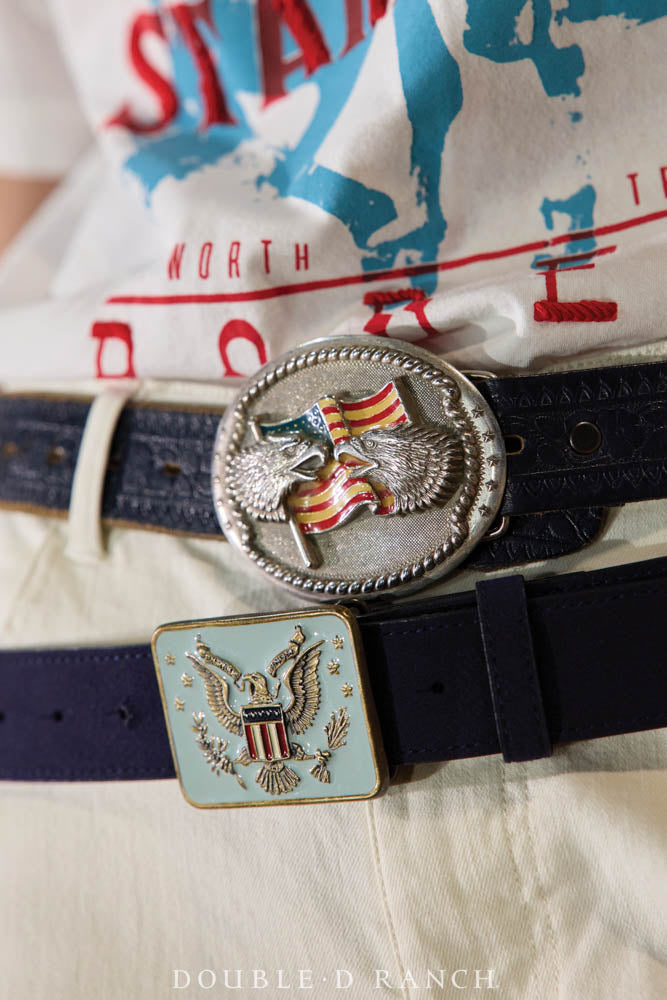 Belt, A Vintage, Buckle, Novelty, Kitsch, Hallmark, Vintage ‘76, 855