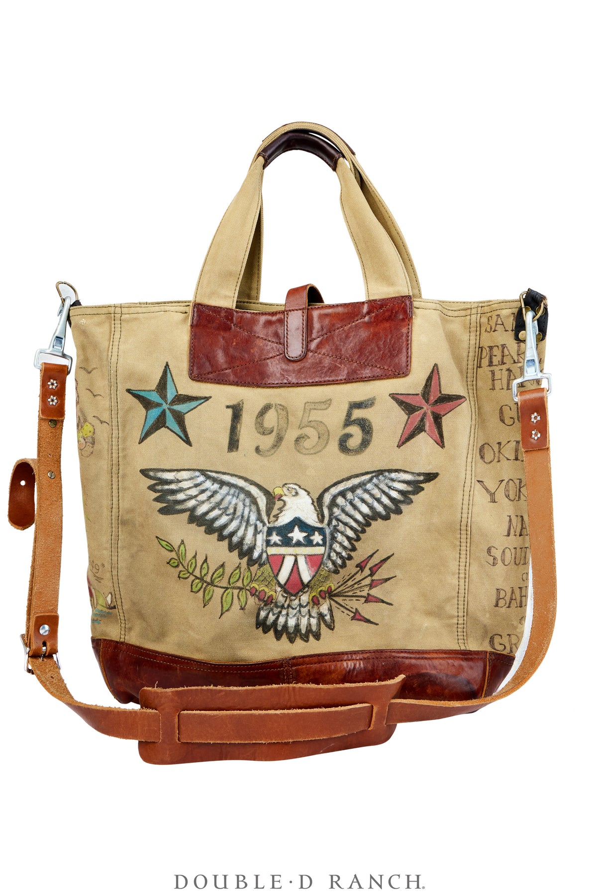 Bag, Ralph Lauren Messenger, Patriotic, Vintage, 1465