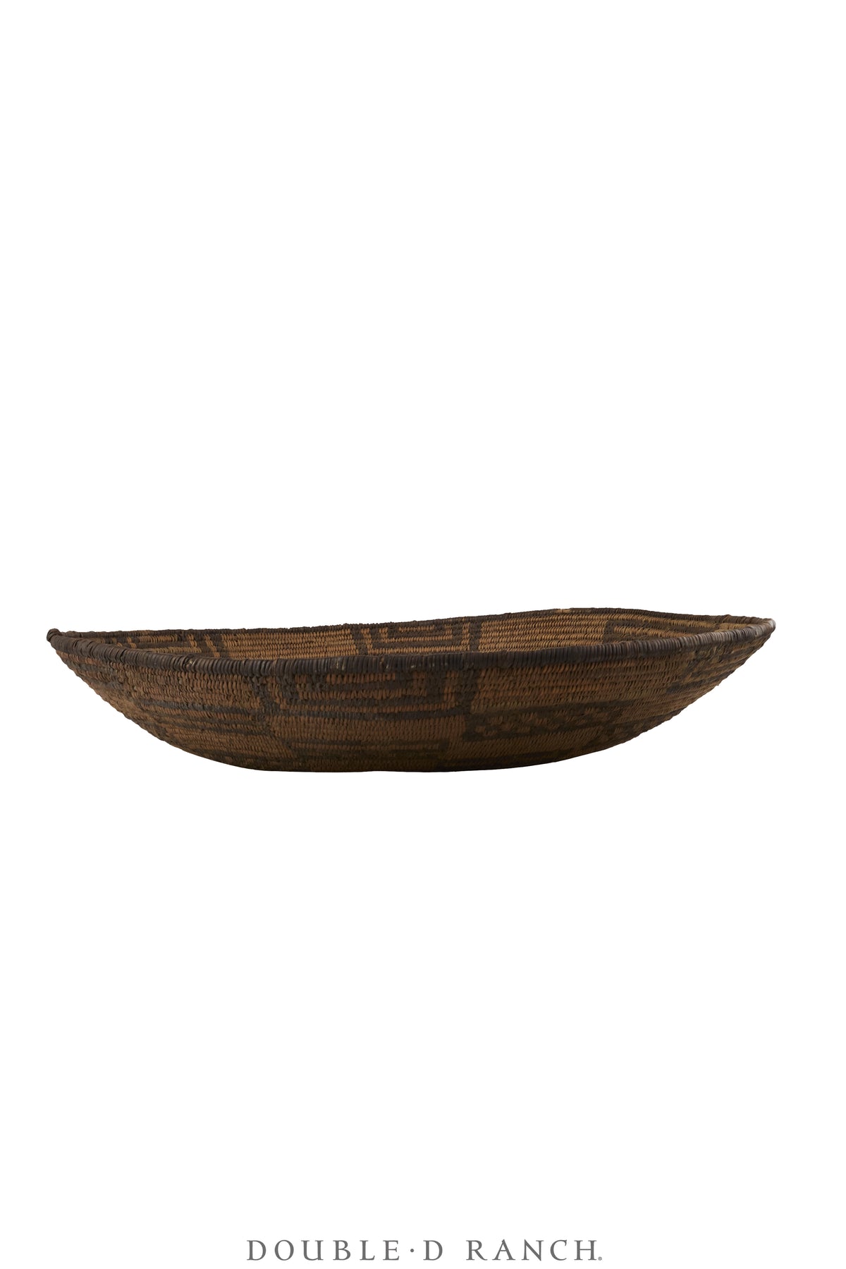 Miscellaneous, Basket, Tray, Apache, Stair Step Motifs, Antique Turn of the Century, 1377