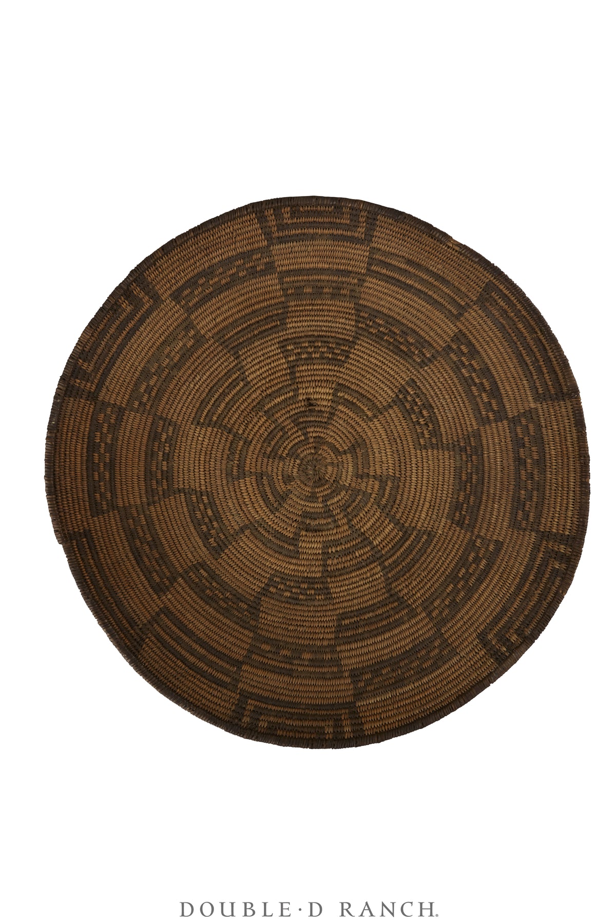 Miscellaneous, Basket, Tray, Apache, Stair Step Motifs, Antique Turn of the Century, 1377