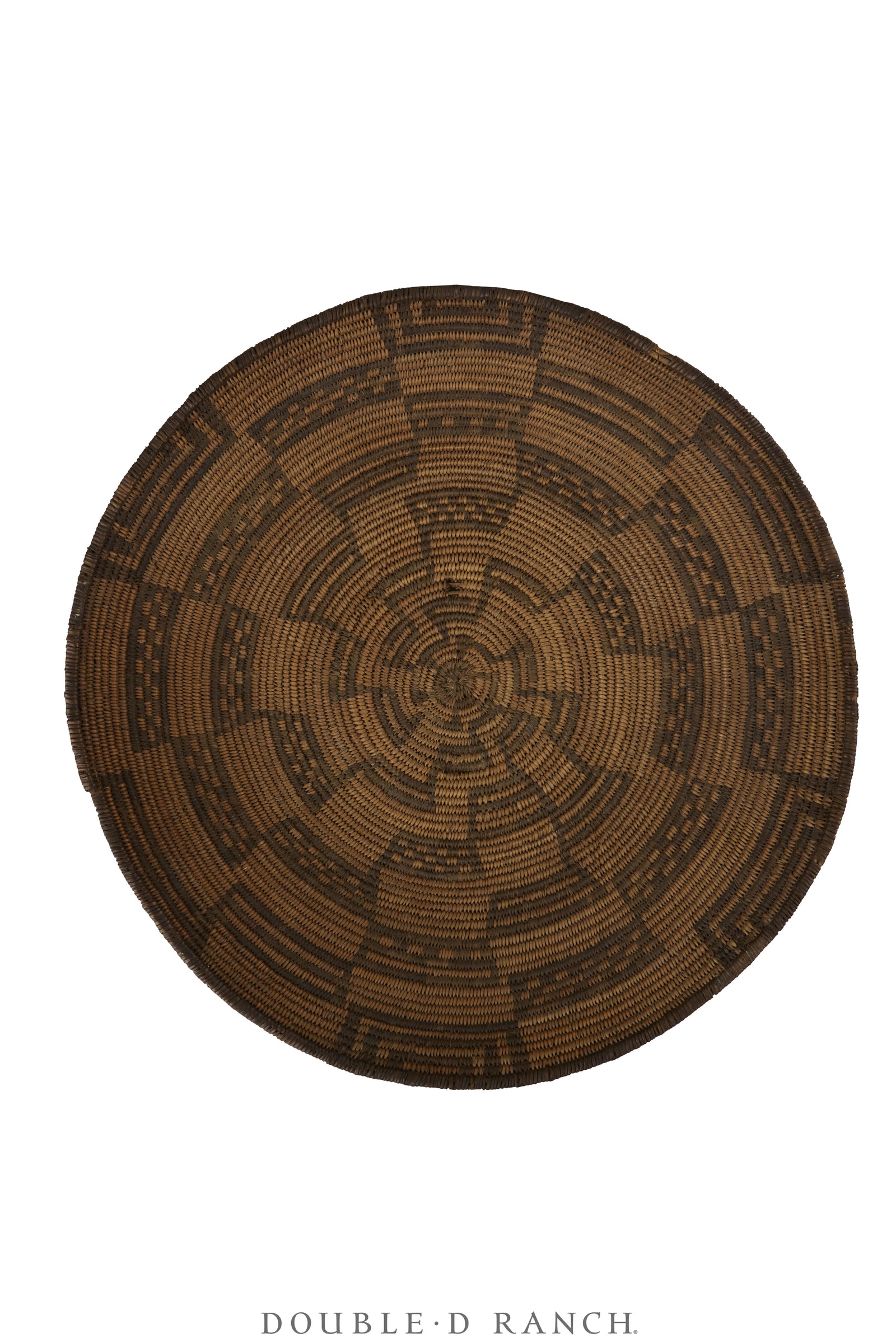Miscellaneous, Basket, Tray, Apache, Stair Step Motifs, Antique Turn of the Century, 1377