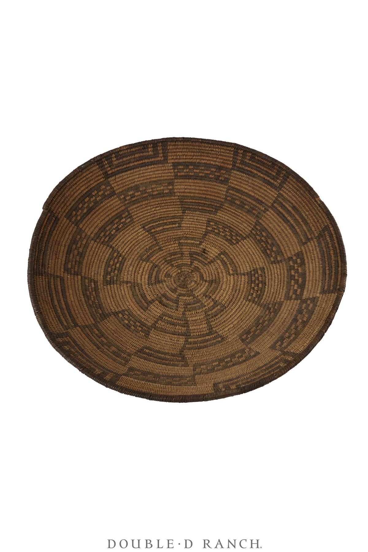 Miscellaneous, Basket, Tray, Apache, Stair Step Motifs, Antique Turn of the Century, 1377