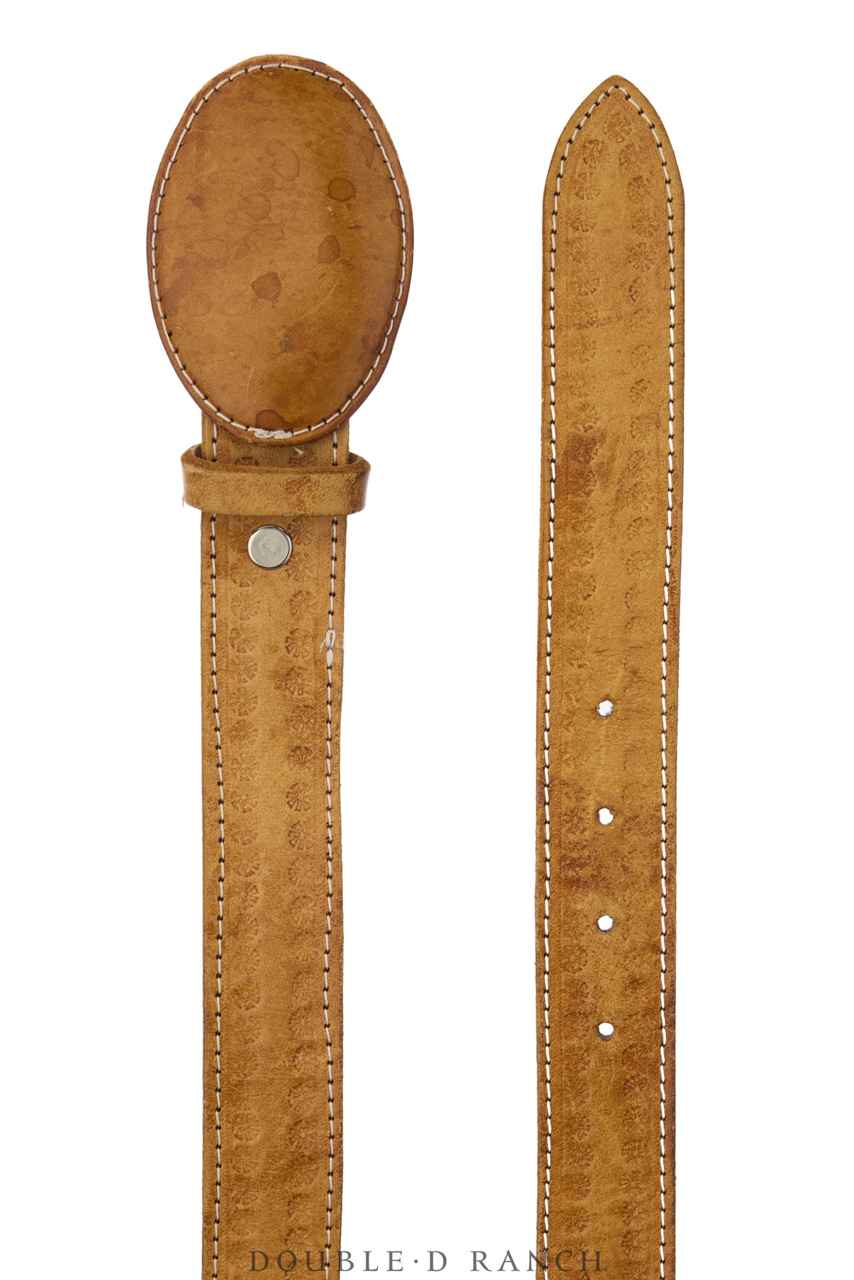 Belt, A Vintage, Buckle, Leather, Stamped Belt, Vintage, 1334