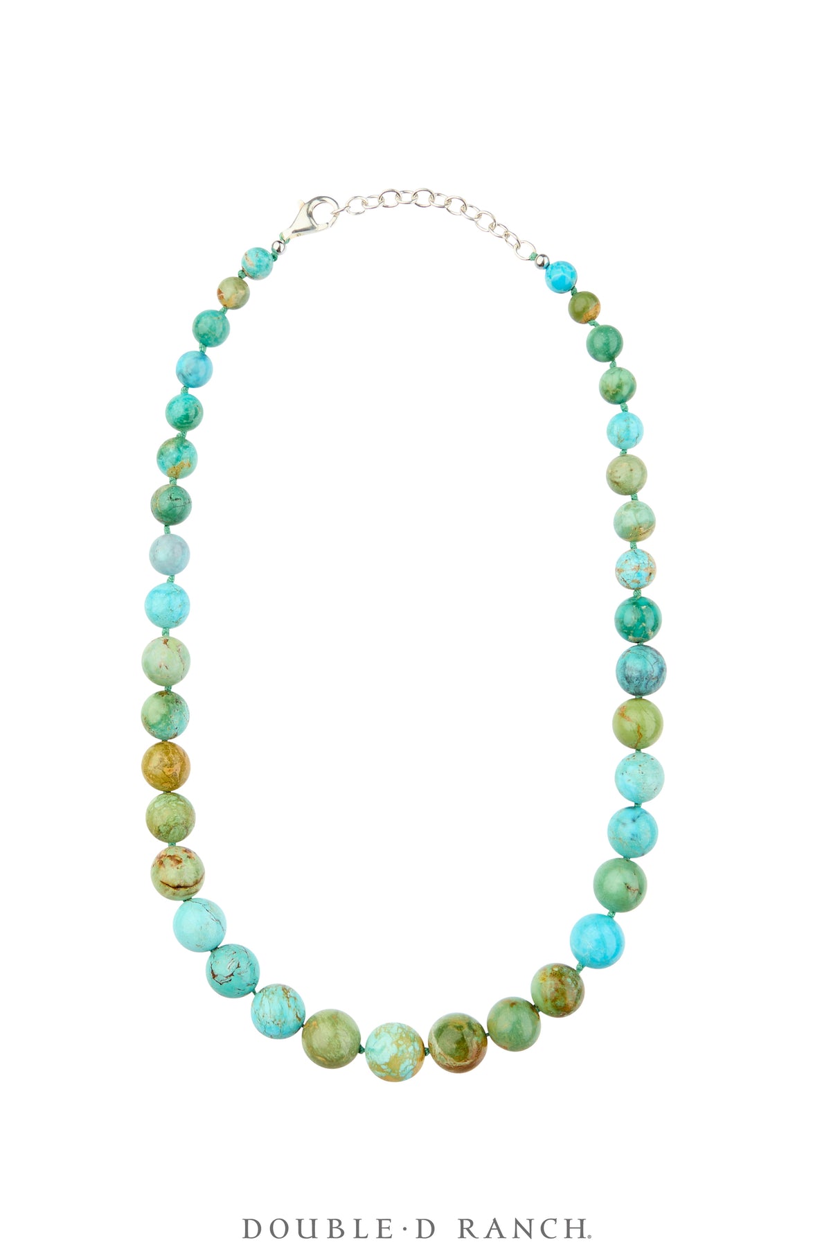 Necklace, Natural Stone, Beads, Turquoise, Graduated, Contemporary, 3877