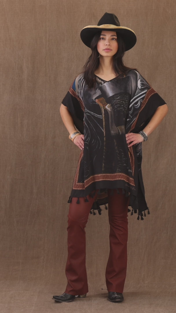 Top, Porter Saddlery Poncho