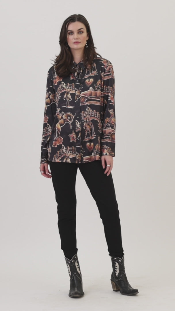 Top, Cowgirl Ups & Downs Blouse