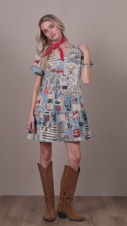 Dress, Sea to Shining Sea Short