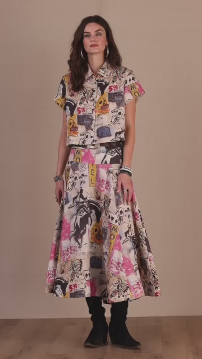 Skirt, Cowboy Grafitti