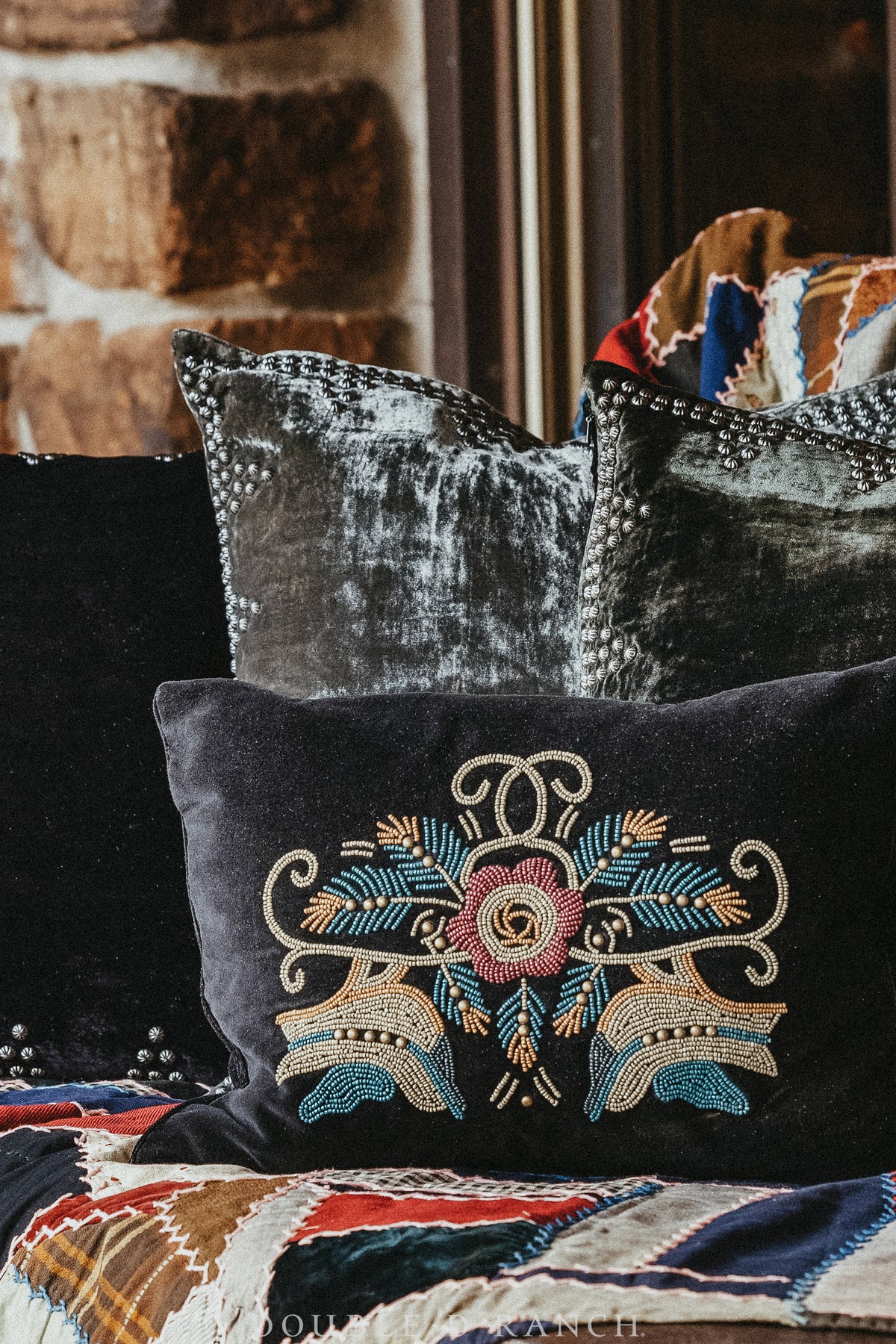 Home, Pillow, Woven, Velvet, Corndance