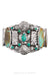 Cuff, Oscar Betz, Turquoise, Kingman & Fox Mines, Hallmark, Contemporary, 3200