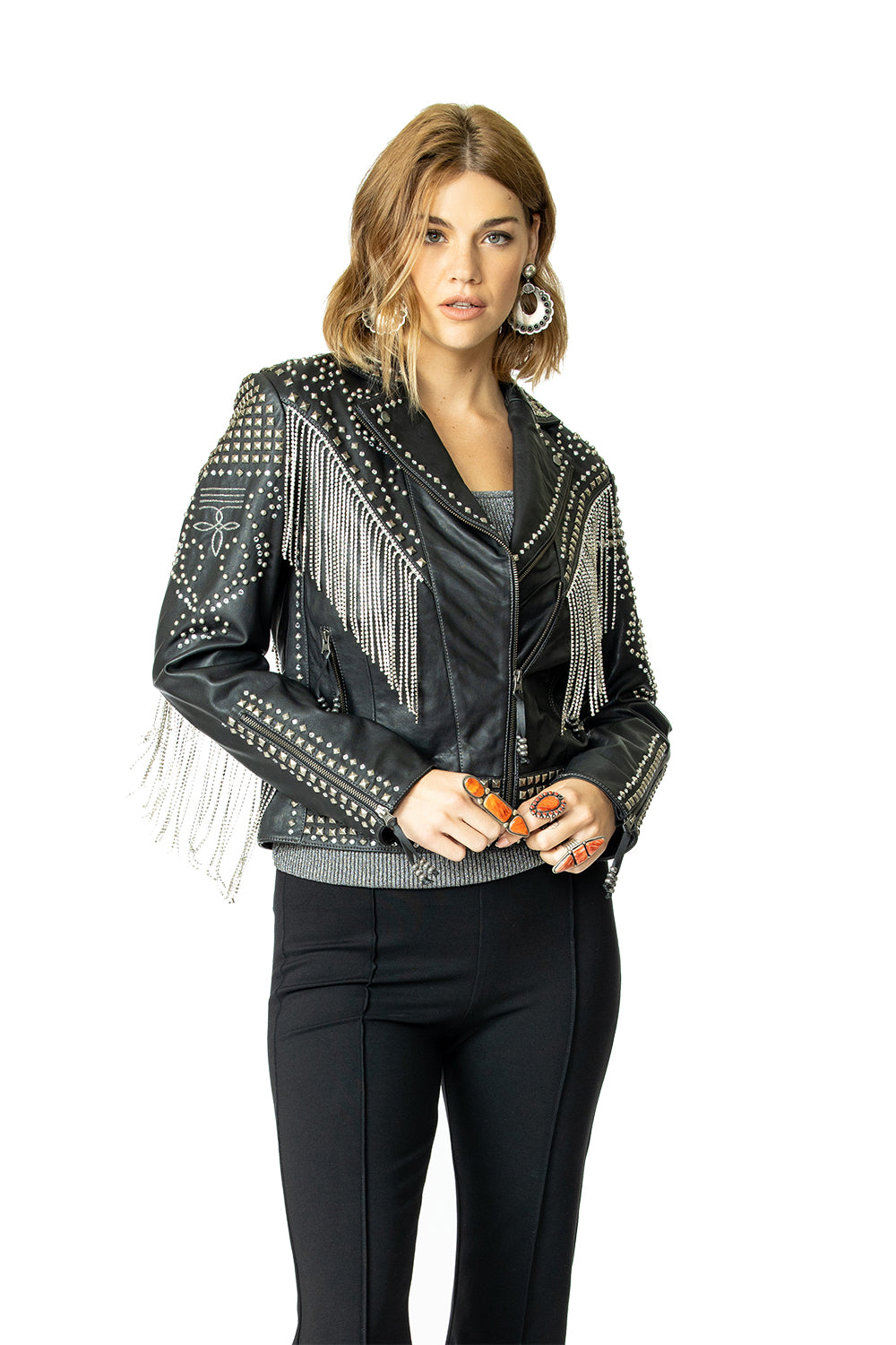 Rhinestoned Cowboy Jacket - Double D Ranch