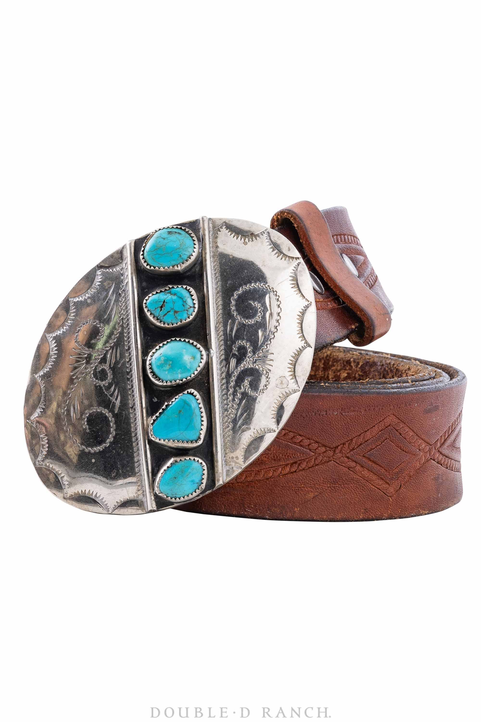 Belt, A Vintage, Buckle, Turquoise, Vintage, 427