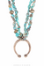 Necklace, Natural Stone, Turquoise with Sterling Naja, Hallmark, Contemporary, 1517