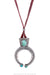 Necklace, Leather Thong, Nana, Turquoise, Jock Favour, Hallmark, Artisan, Contemporary, 1293