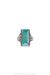 Ring, Turquoise, Single Stone, Vintage, 926