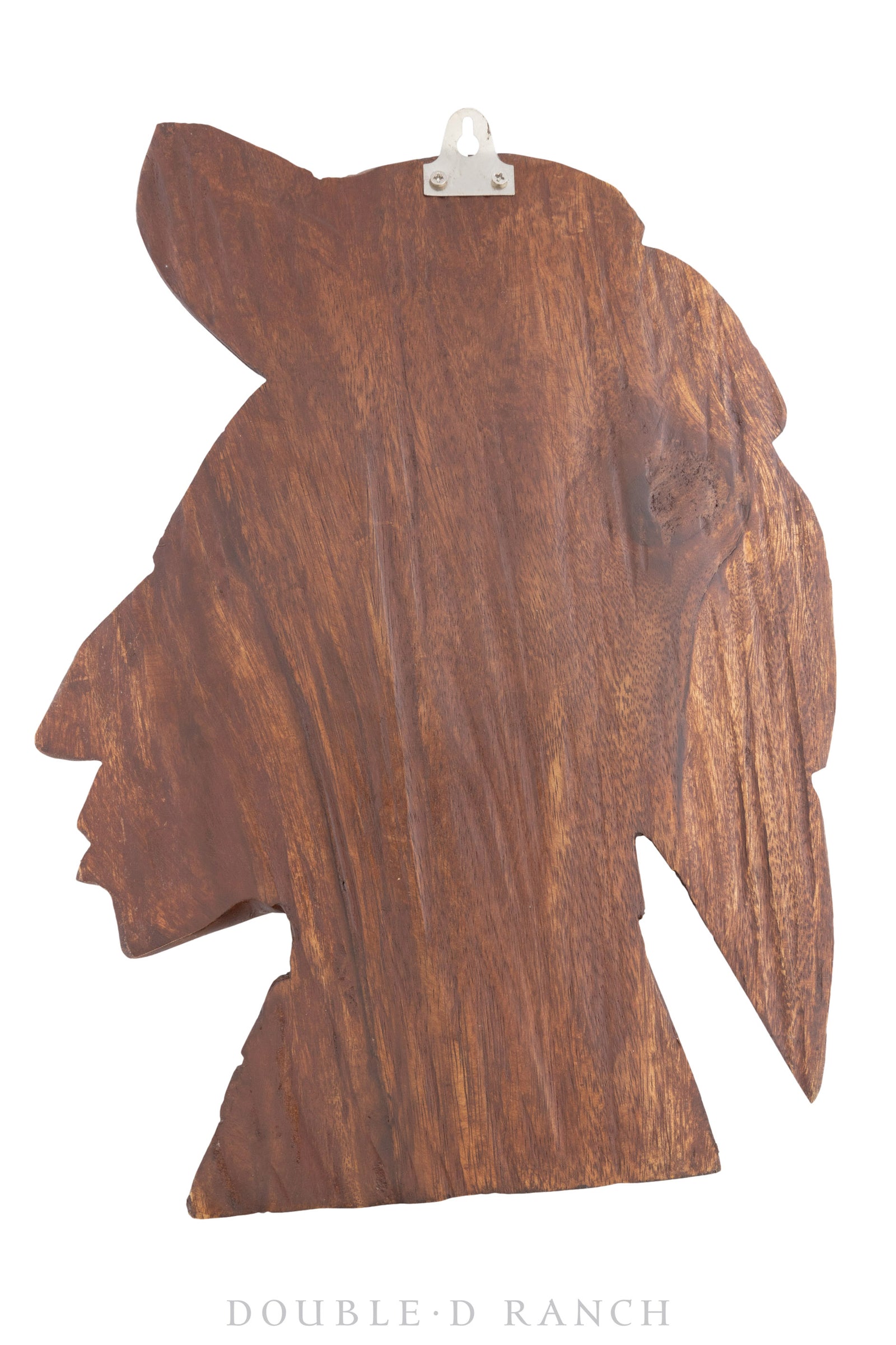 Miscellaneous, Folk Art, Carving, Native American in Profile, Vintage, 651