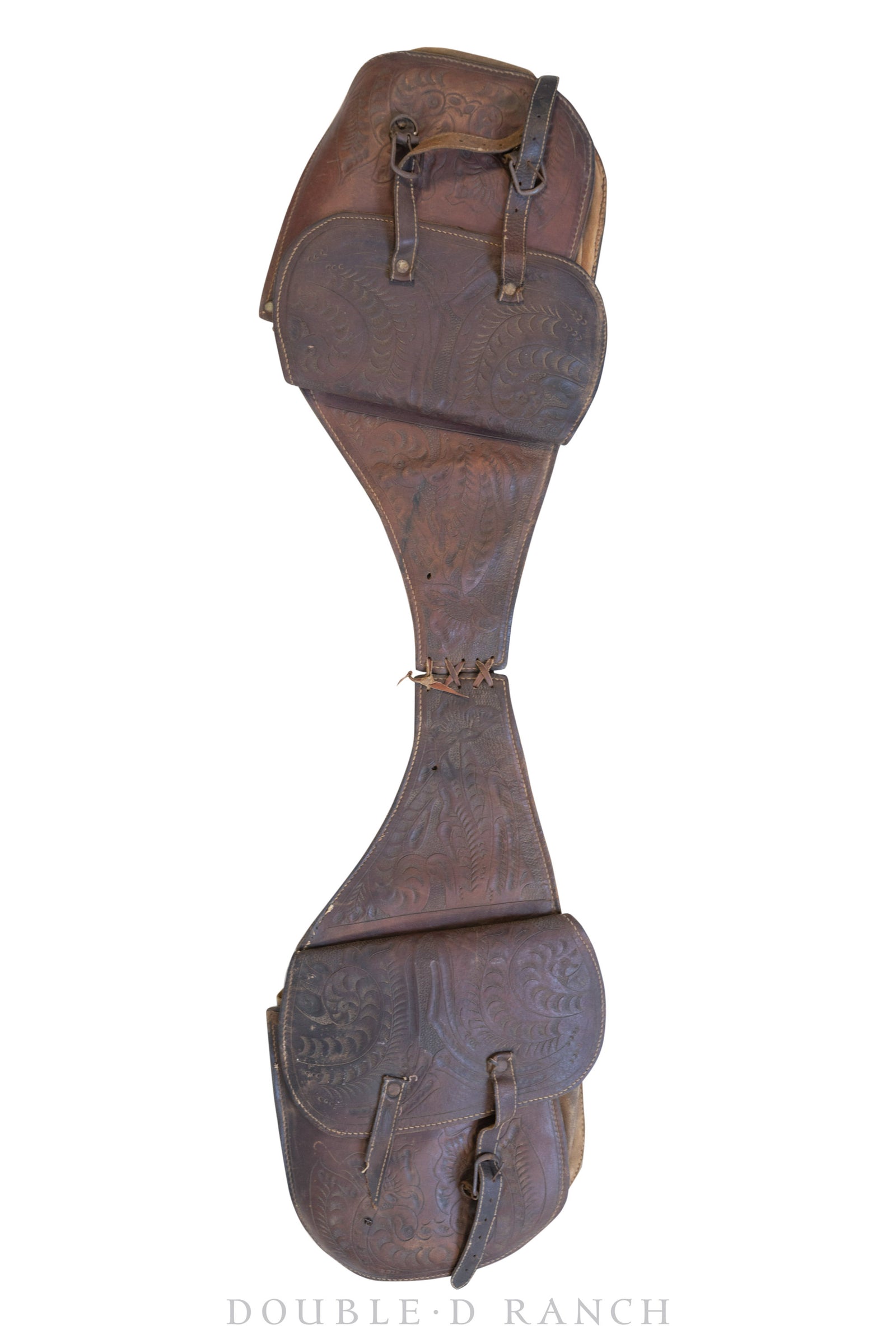 Miscellaneous, Saddlebags, Hand Tooled, Martinez, Saddlery, Vintage, 594