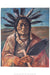 Art, Portrait, Oil on Canvas,  Running Antelope, Sioux Chief, Wagener, Vintage ‘80s, 1120