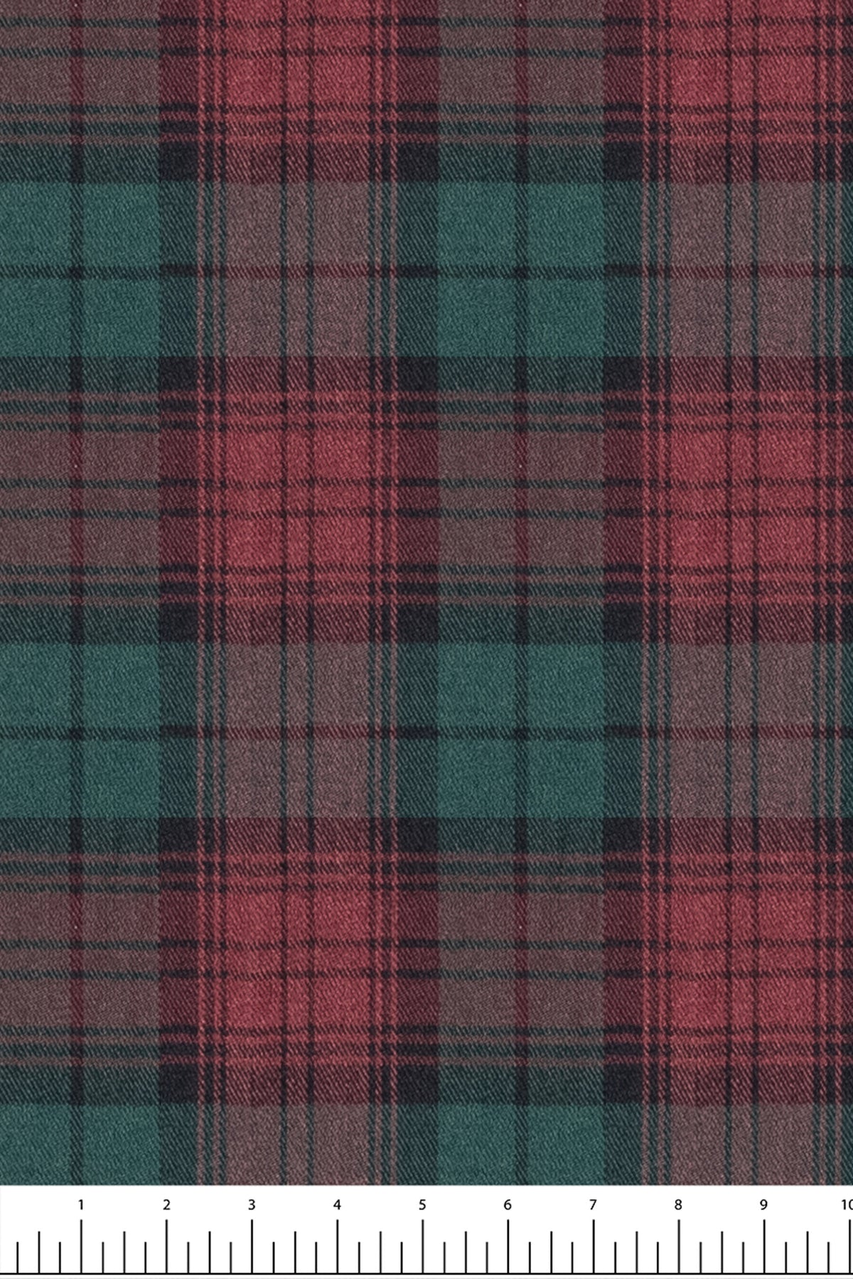 Fabric by the Yard, Plaid, Brownwatch, Tartan, Aberdeen, 109