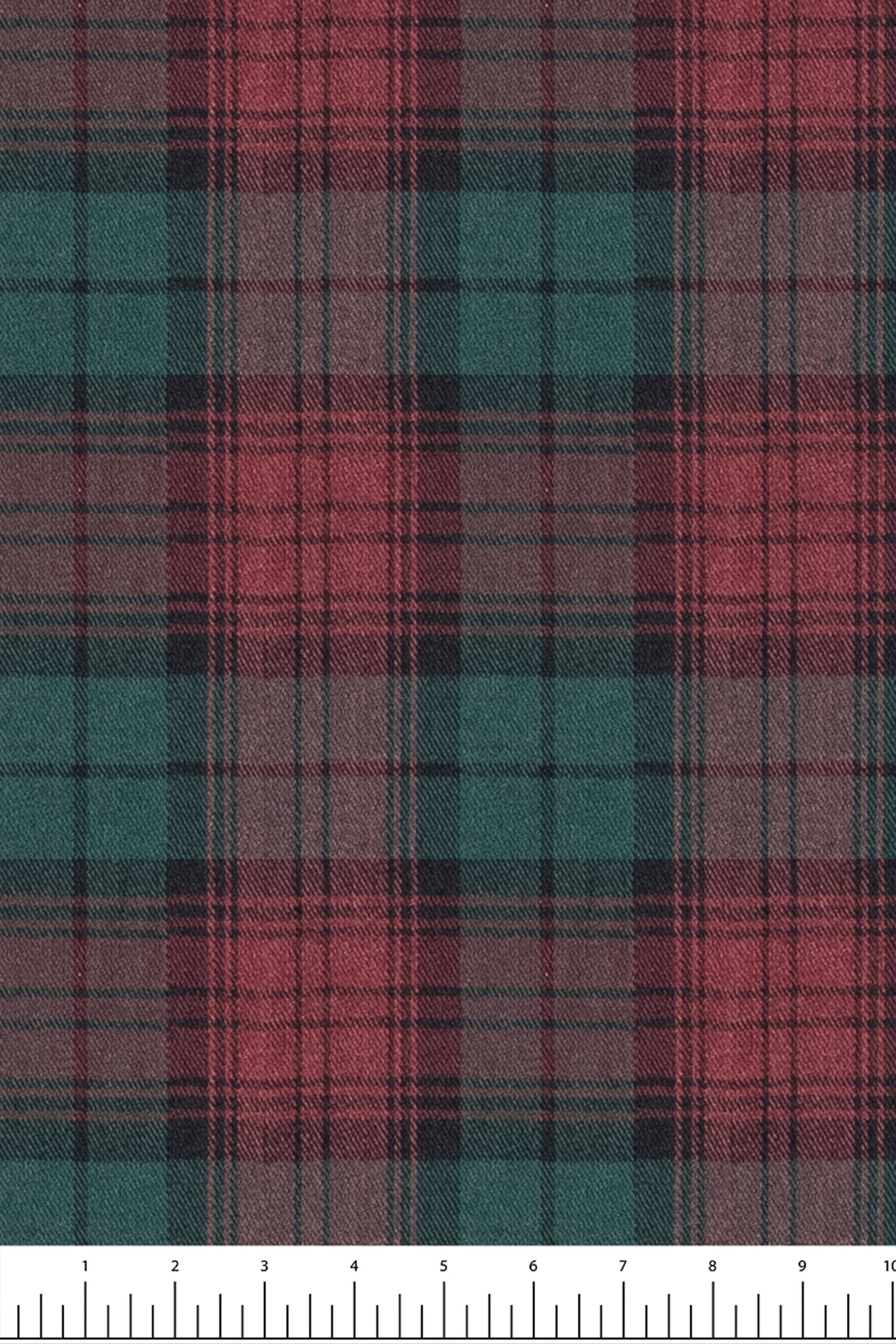 Fabric by the Yard, Plaid, Brownwatch, Tartan, Aberdeen, 109