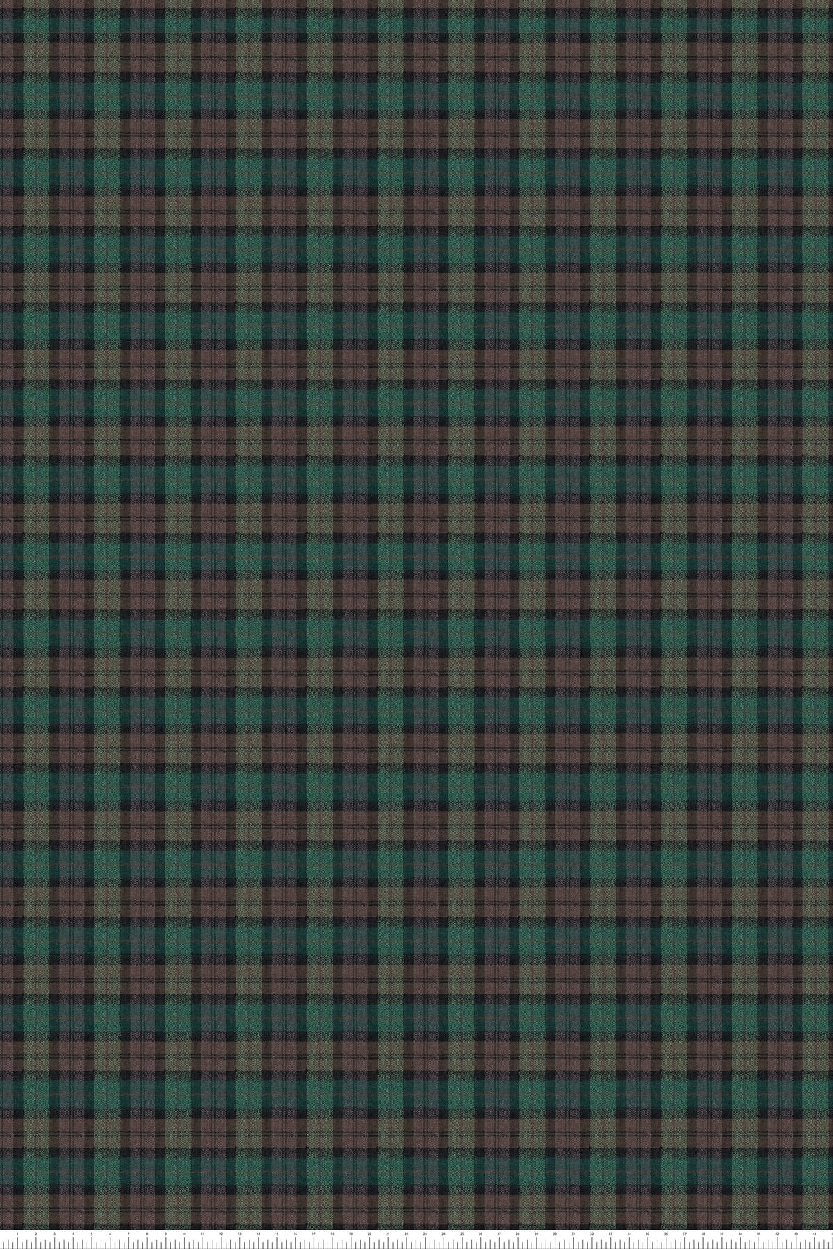 Fabric by the Yard, Plaid, Brownwatch, Pinewoods, 108