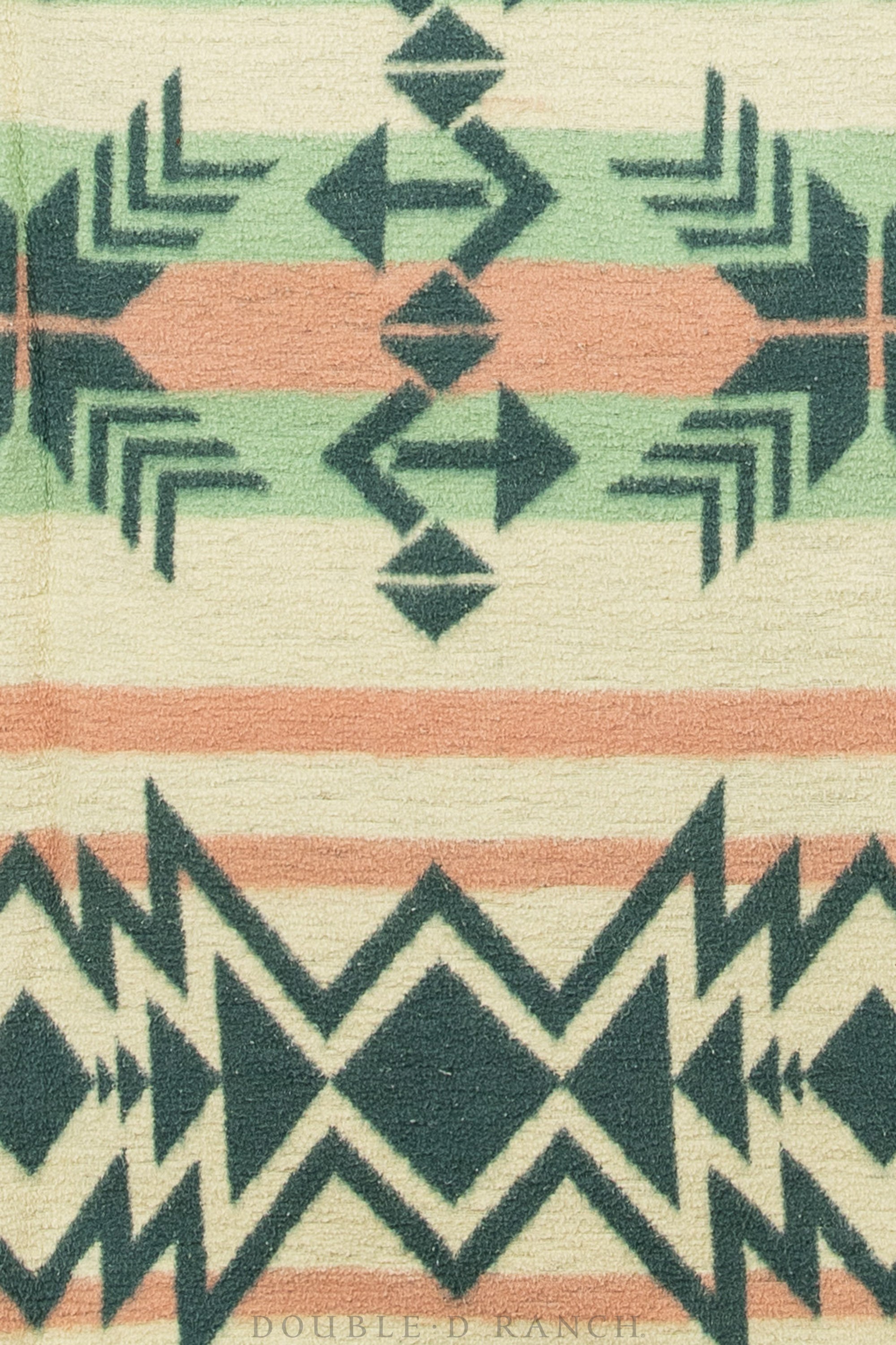 Home, Textile, Camp Blanket, Beacon, Forest & Peach, Vintage,107