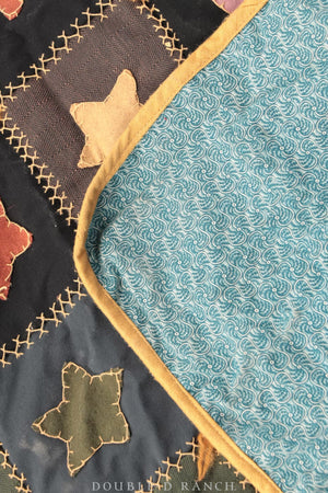 Home, Textile, Quilt, Star Applique, Double D Ranch Home Collection, Vintage, 121