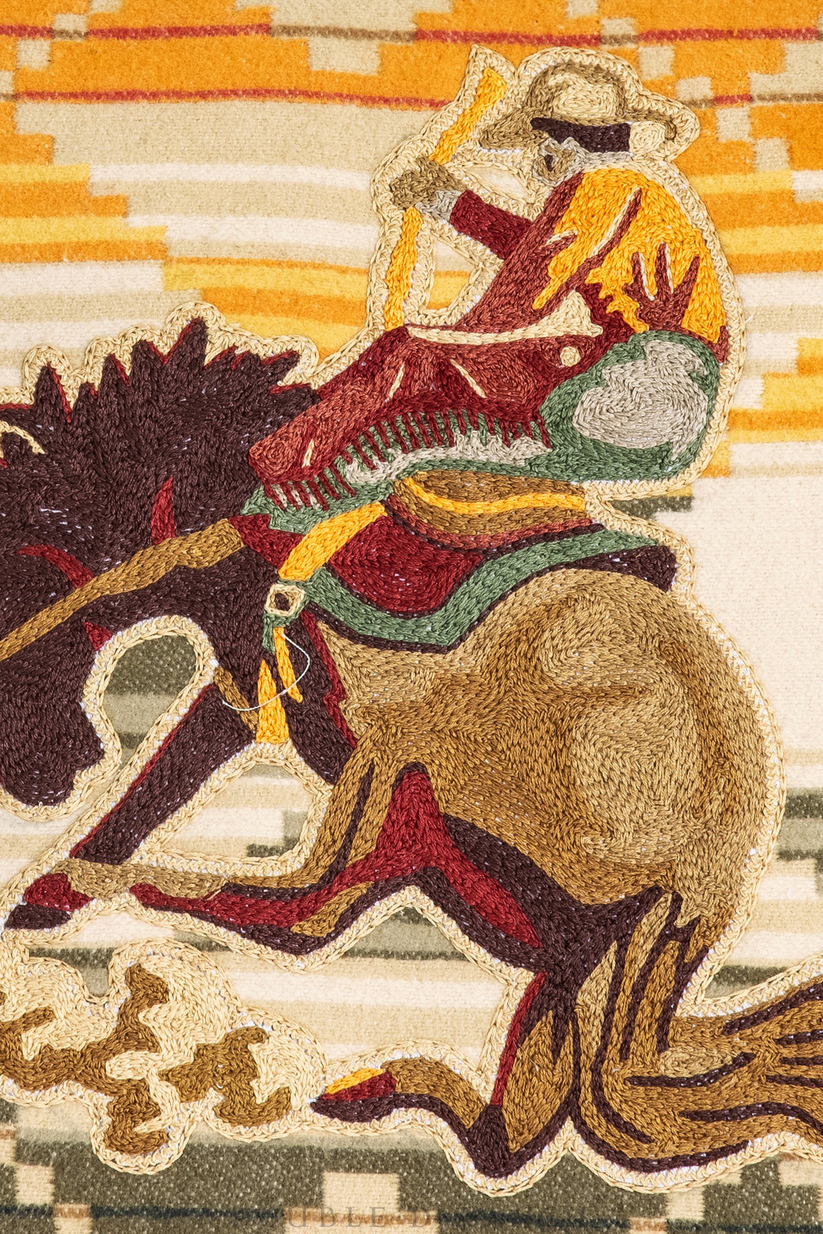 Home, Pillow, Woven, Camp Yellowstone Pillow, Embroidery