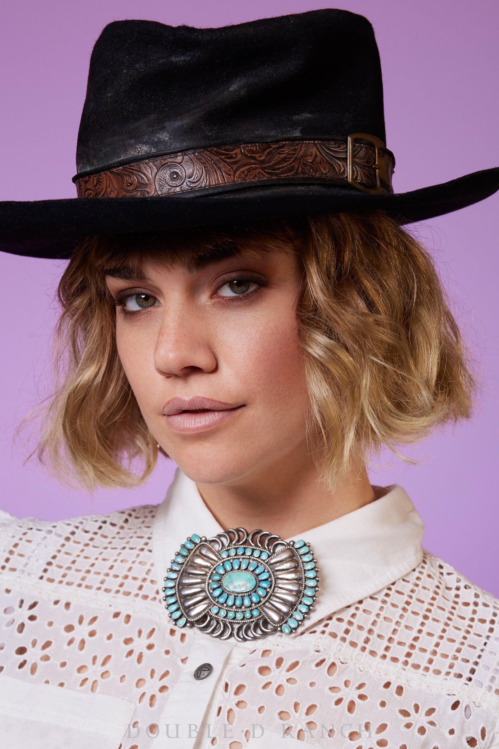 Pin, Cluster, Turquoise, Provenance, Hallmark, Vintage, Early to Mid Century, 634