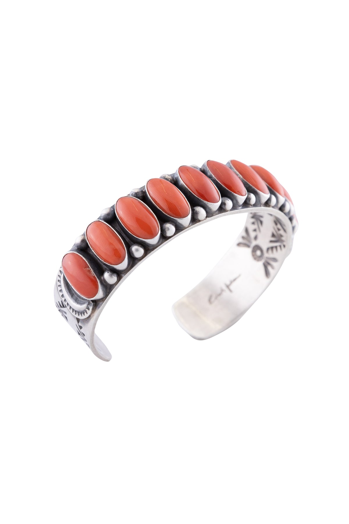 Cuff, Row, Coral, Exceptional, Hallmark, Vintage, 3202