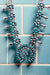 Necklace, Squash Blossom, Turquoise, Old Pawn, 40's, 1428