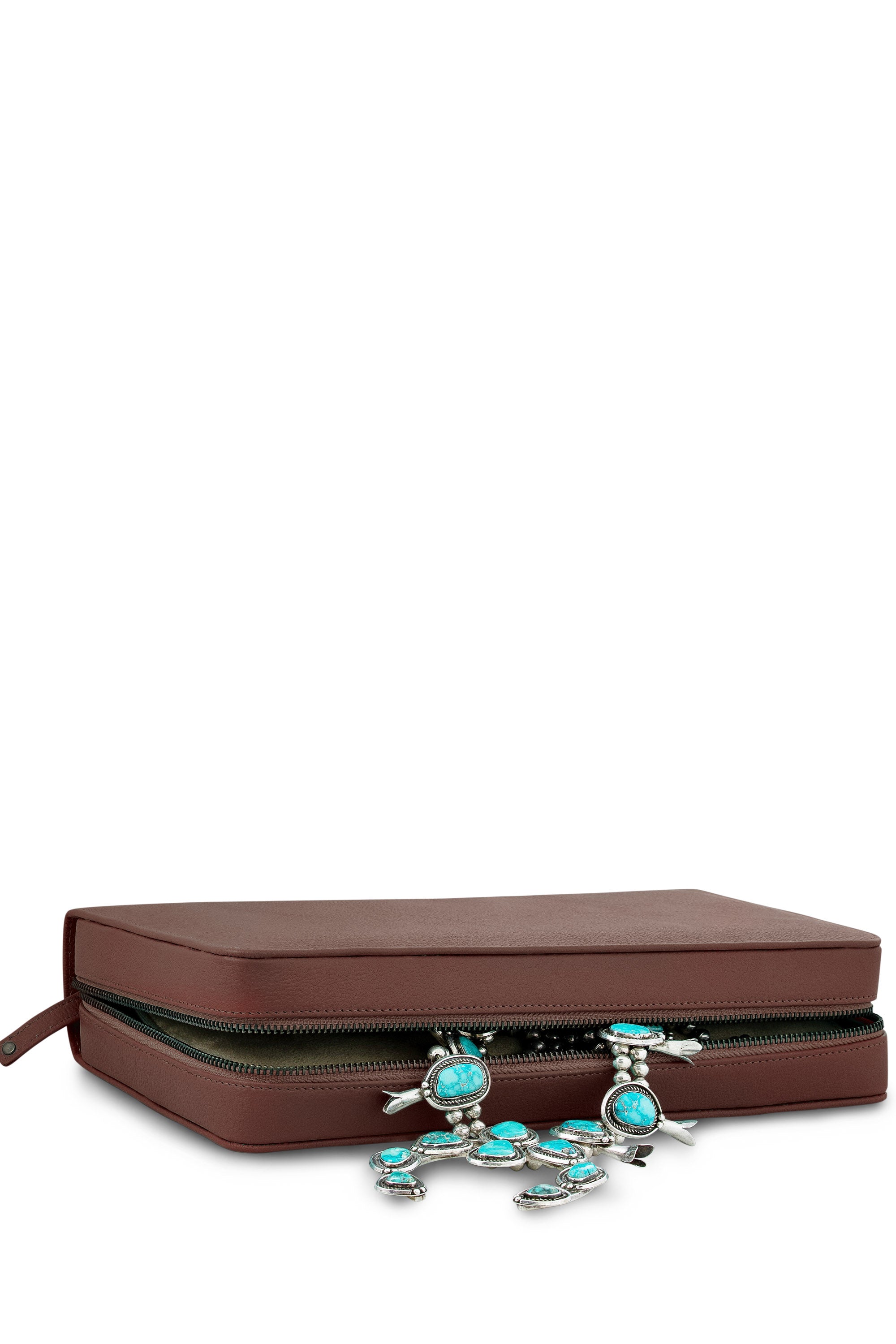 Double decker w/squash blossom case Brown – Vintage Cowgirl Cases
