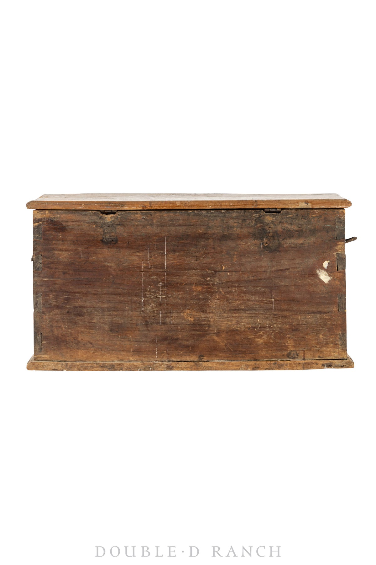 Home, Furniture, Trunk, Carved, Polychrome with Nail Details, Dovetail Joinery, Vintage, 218