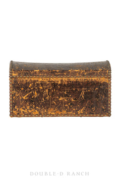 Miscellaneous, Box, Document, Leather Covered, Antique, Late 18th Cent