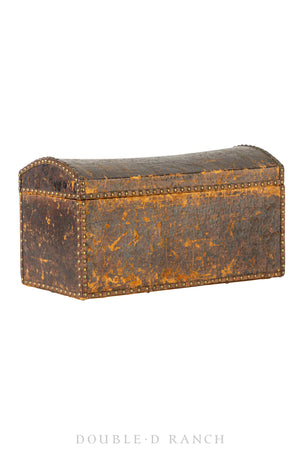 Miscellaneous, Box, Document, Leather Covered, Antique, Late 18th Century, 544