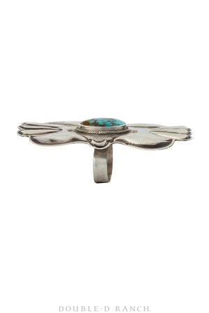 Ring, Concho, Turquoise, Hallmark, Contemporary, 918