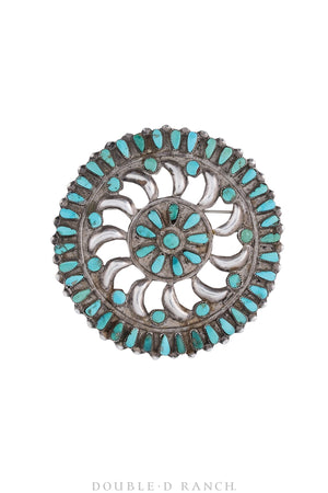 Pin, Cluster, Turquoise, Vintage, 678