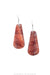 Earrings, Slab, Orange Spiny Oyster, Contemporary, 883