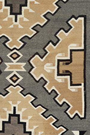Home, Textile, Rug, Navajo, Handwoven, Two Grey Hills, Vintage, 150