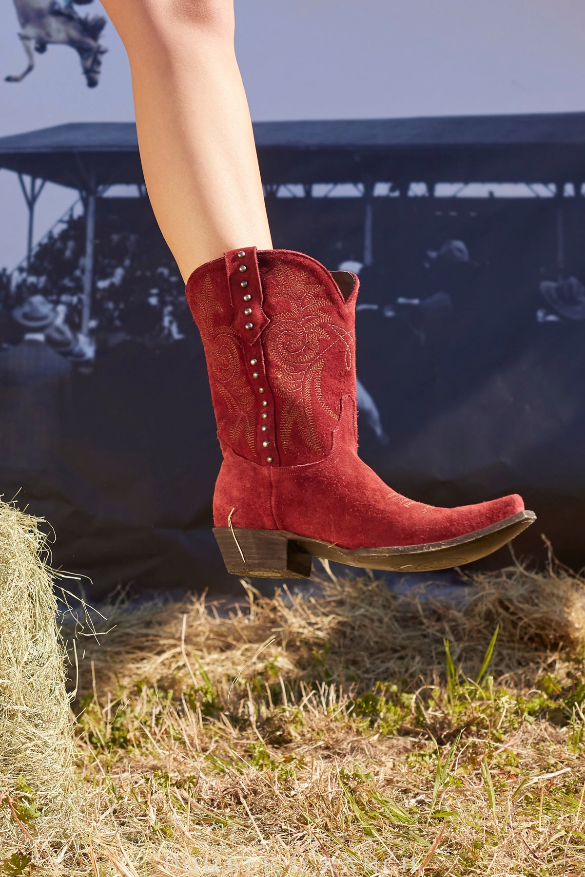 Red ranch boots Clearance