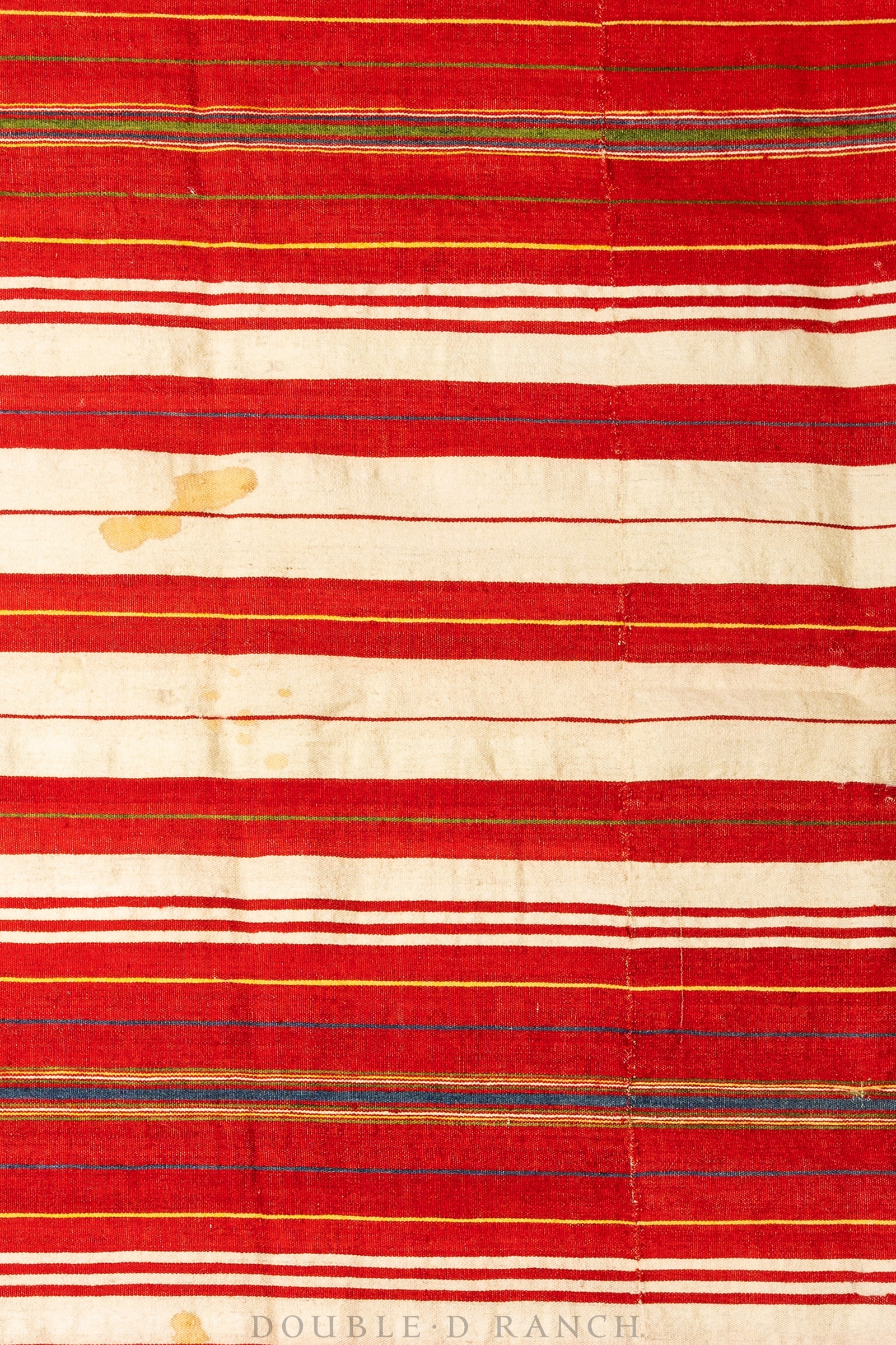 Home, Textile, Stripe, Handwoven, Vintage, Early 20th Century, 110