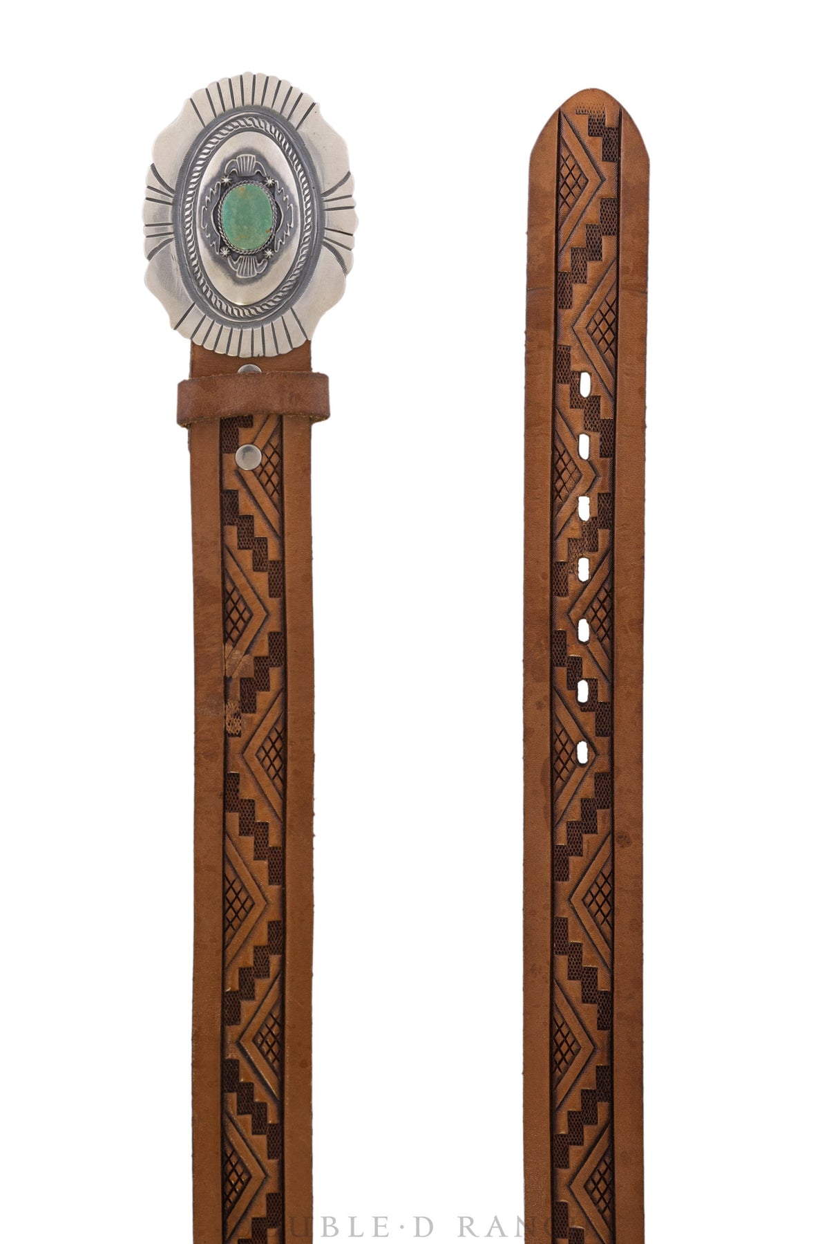 Belt, A Vintage, Buckle, Condho, Turquoise, Hallmark, Vintage, Late 20th Century, 330