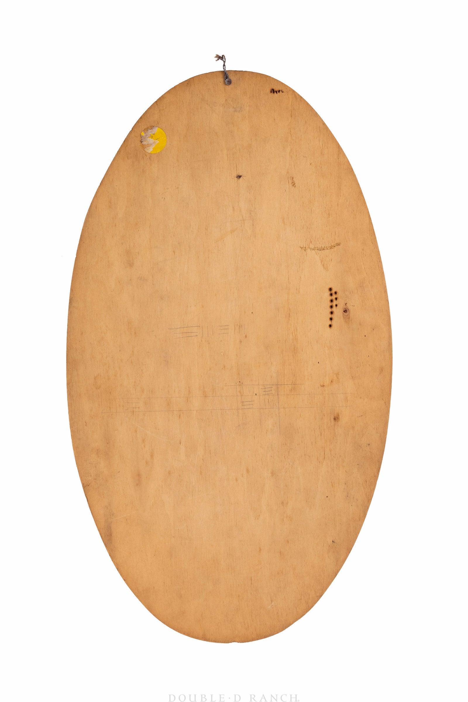 Art, Pyrography, Native American Profiles, Oval Plaque, Vintage, Early 1900s, 1051