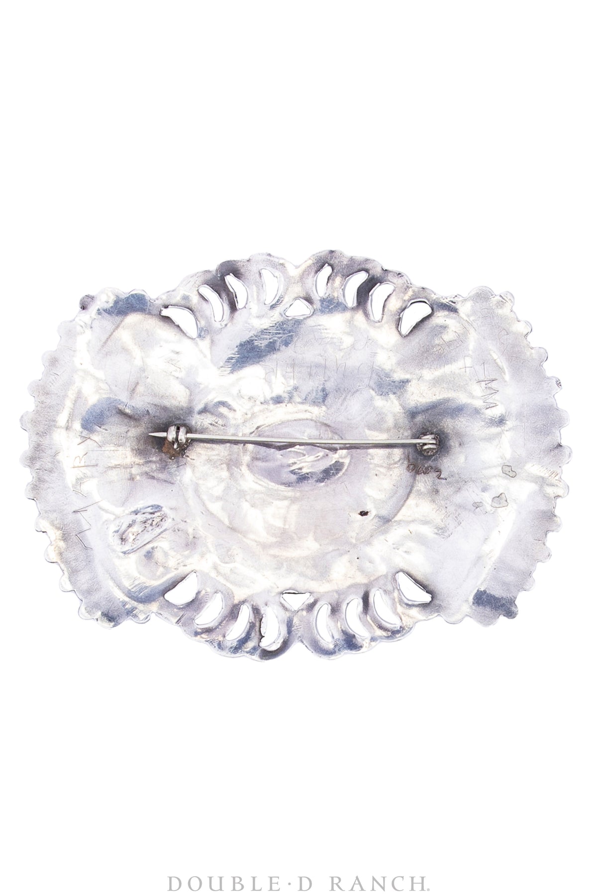 Pin, Cluster, Turquoise, Provenance, Hallmark, Vintage, Early to Mid Century, 634