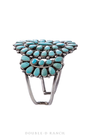 Cuff, Cluster, Turquoise, Vintage, Private Collection, 2867