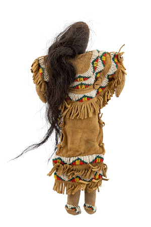 Miscellaneous, Doll, Lakota Style, Beaded Buckskin Reproduction, 101
