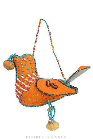 Whimsey, Bird with Cherry, Vintage, Late 19th Century, 228