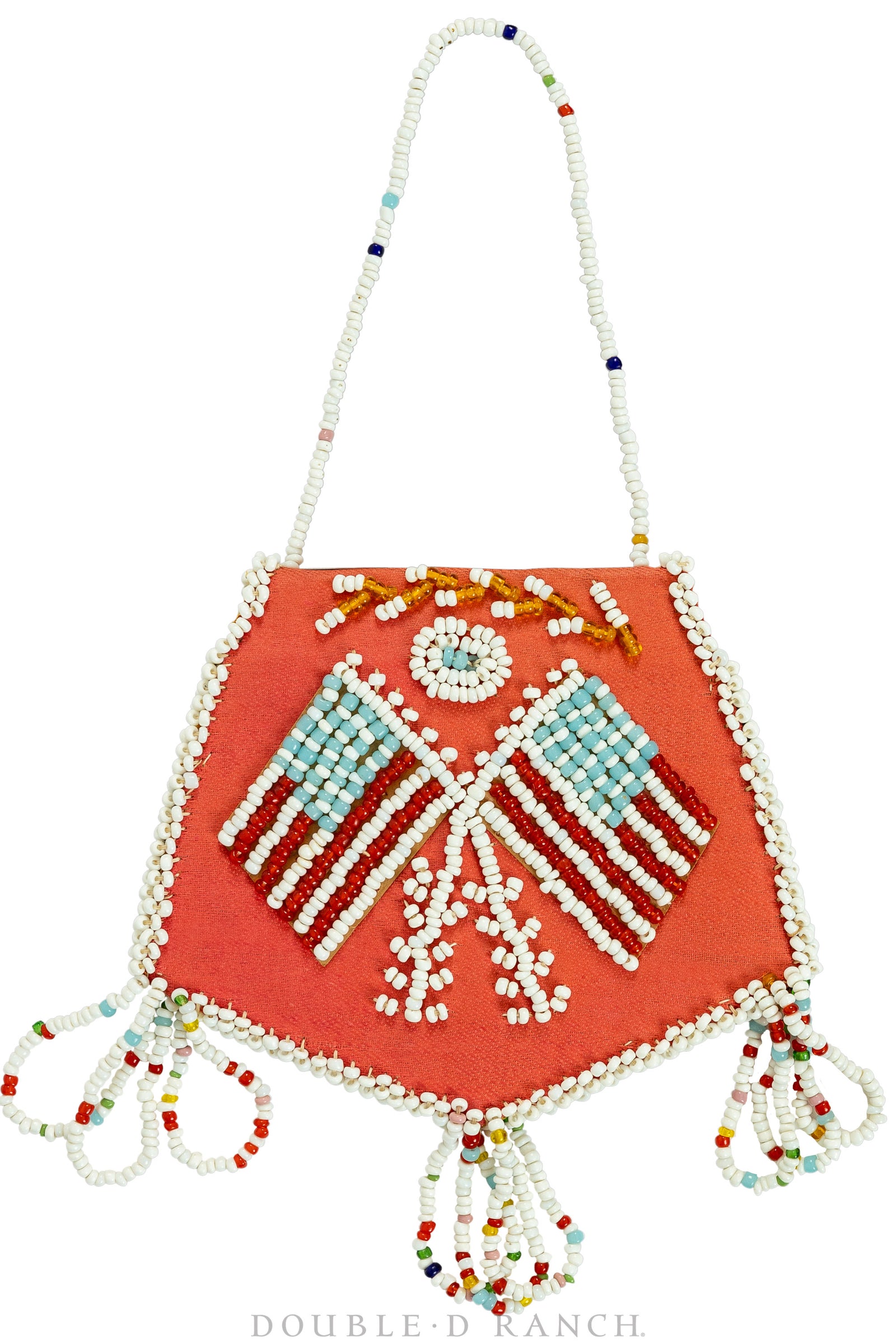 Whimsey, Beaded, Purse, Plate, "1924", Tassels, Vintage, 216